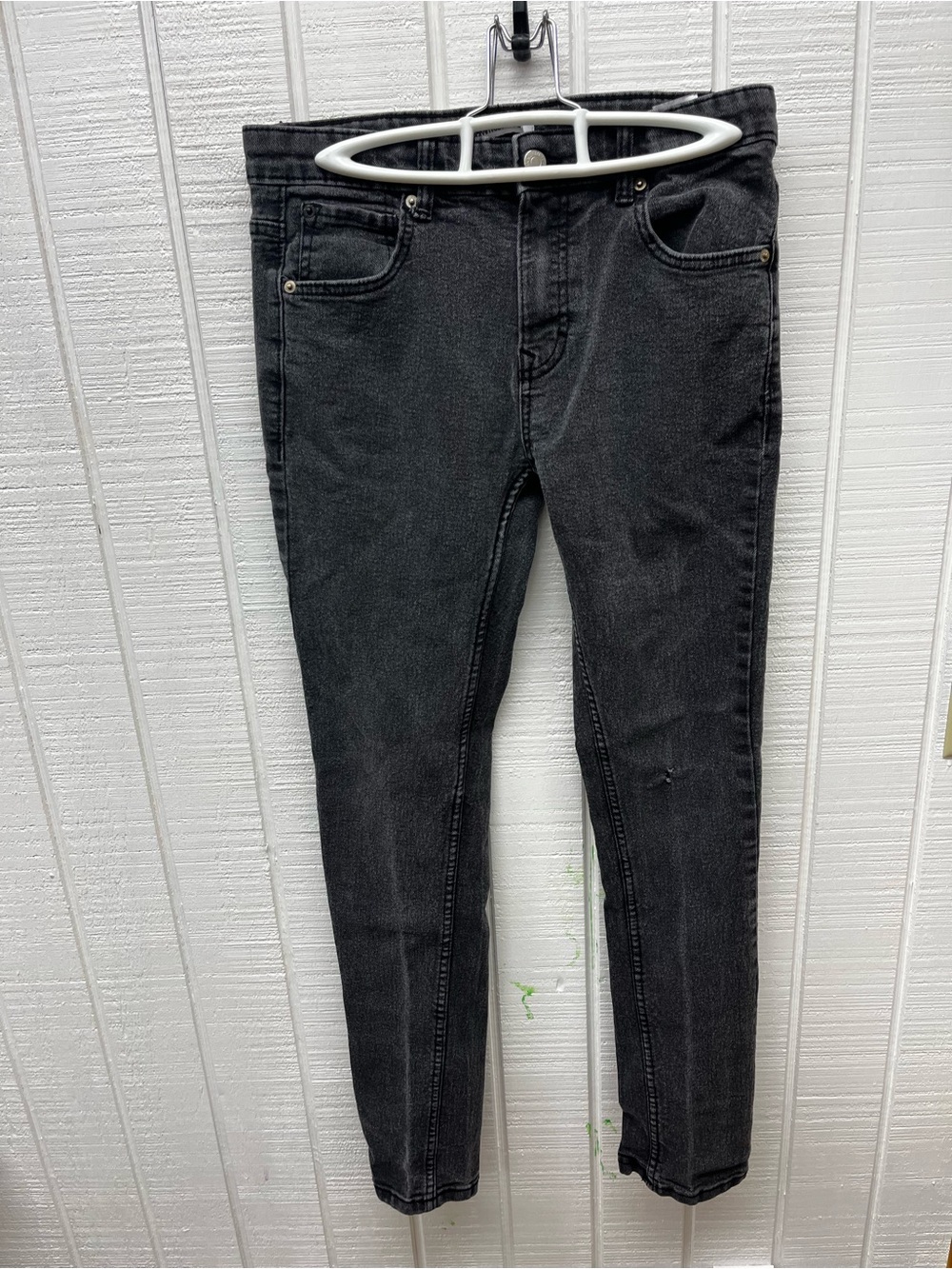 Calvin Klein Boys Size 18 Black Skinny Jeans Designer Casual Streetwear Kids